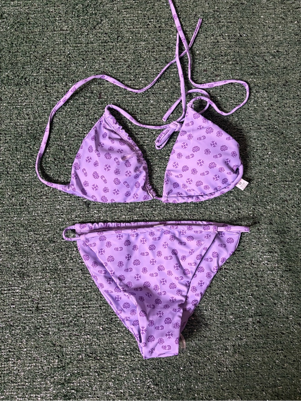Purple Chrome Hearts Bikini Women’s Size Small & Medium